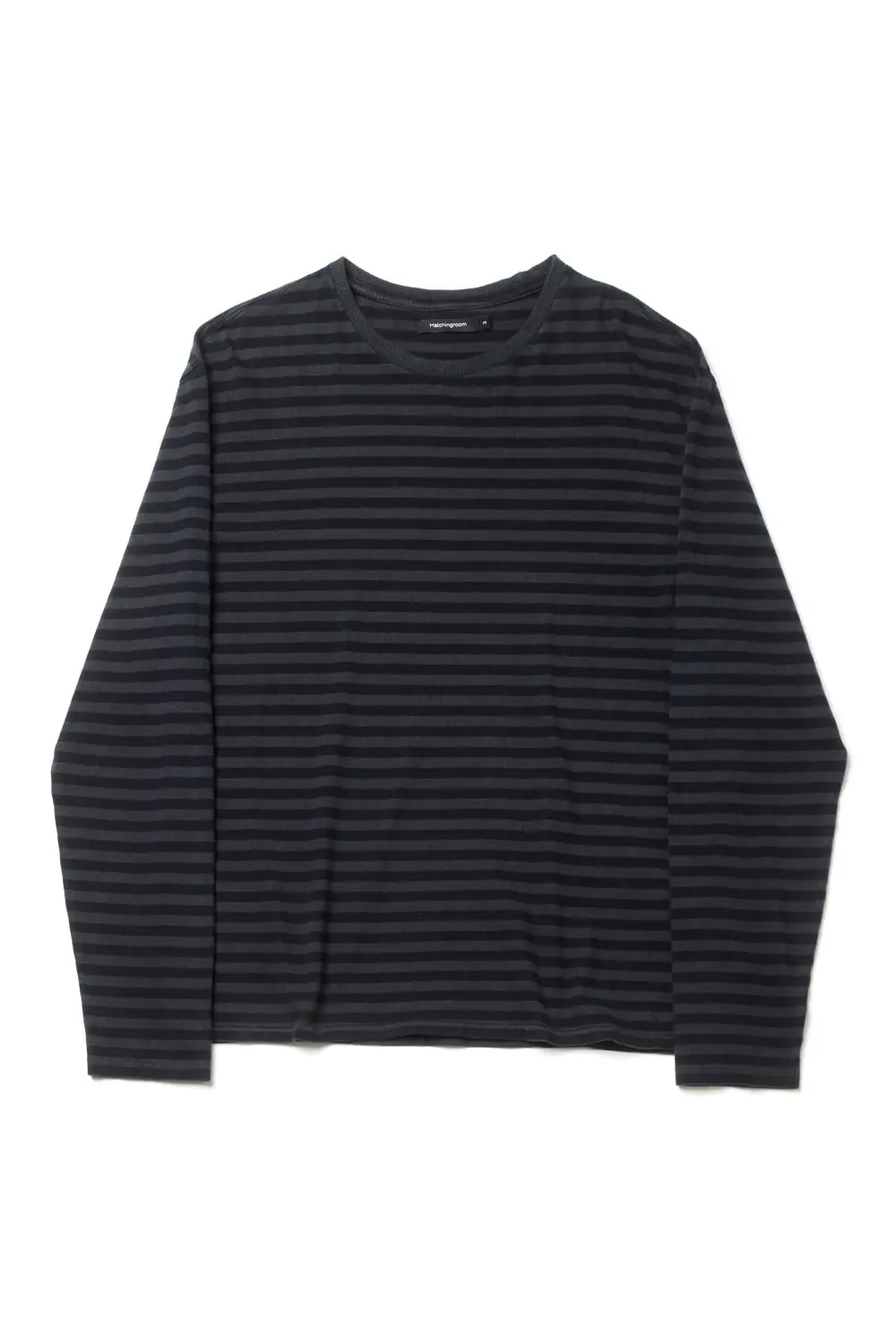 VTG Stripe Tee Dyed Blue Black