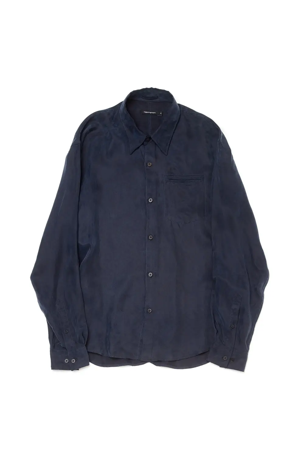 Drape Shirt Dark Blue
