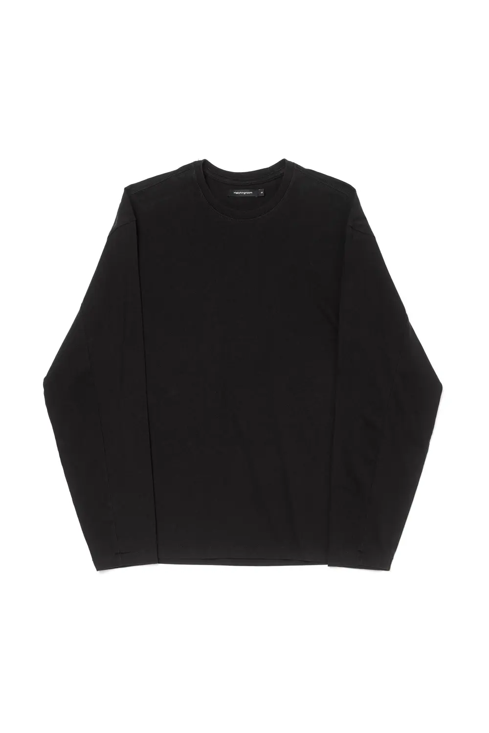 Curved Sleeve Tee Washed Black