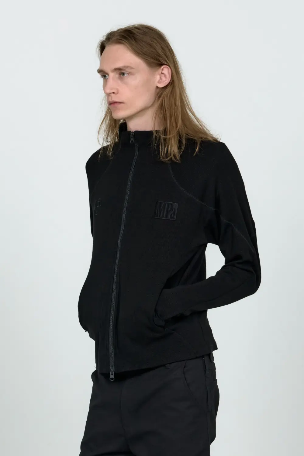 MPa RIBBED ZIP JACKET (BLACK)