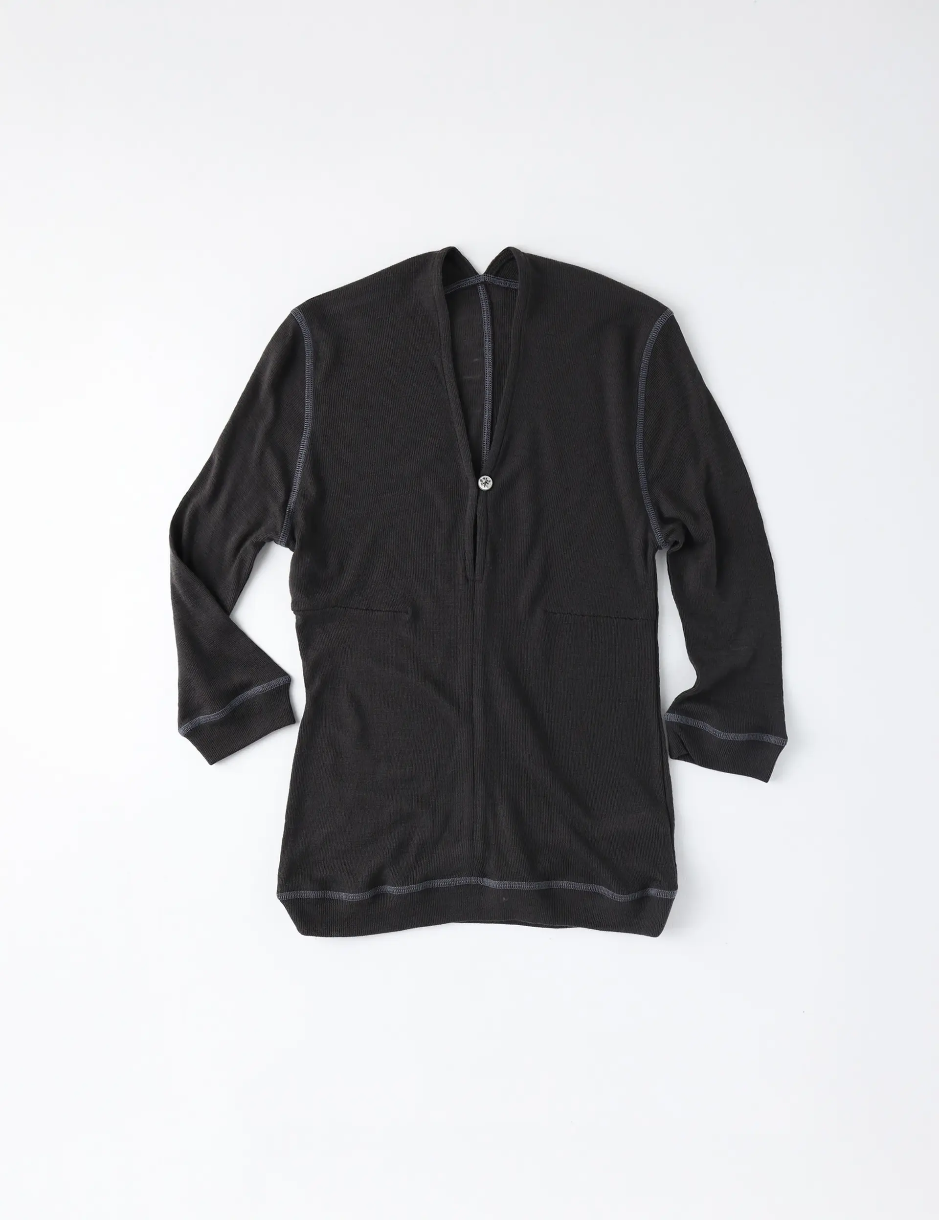 Nape Half Sleeve Top (Charcoal)