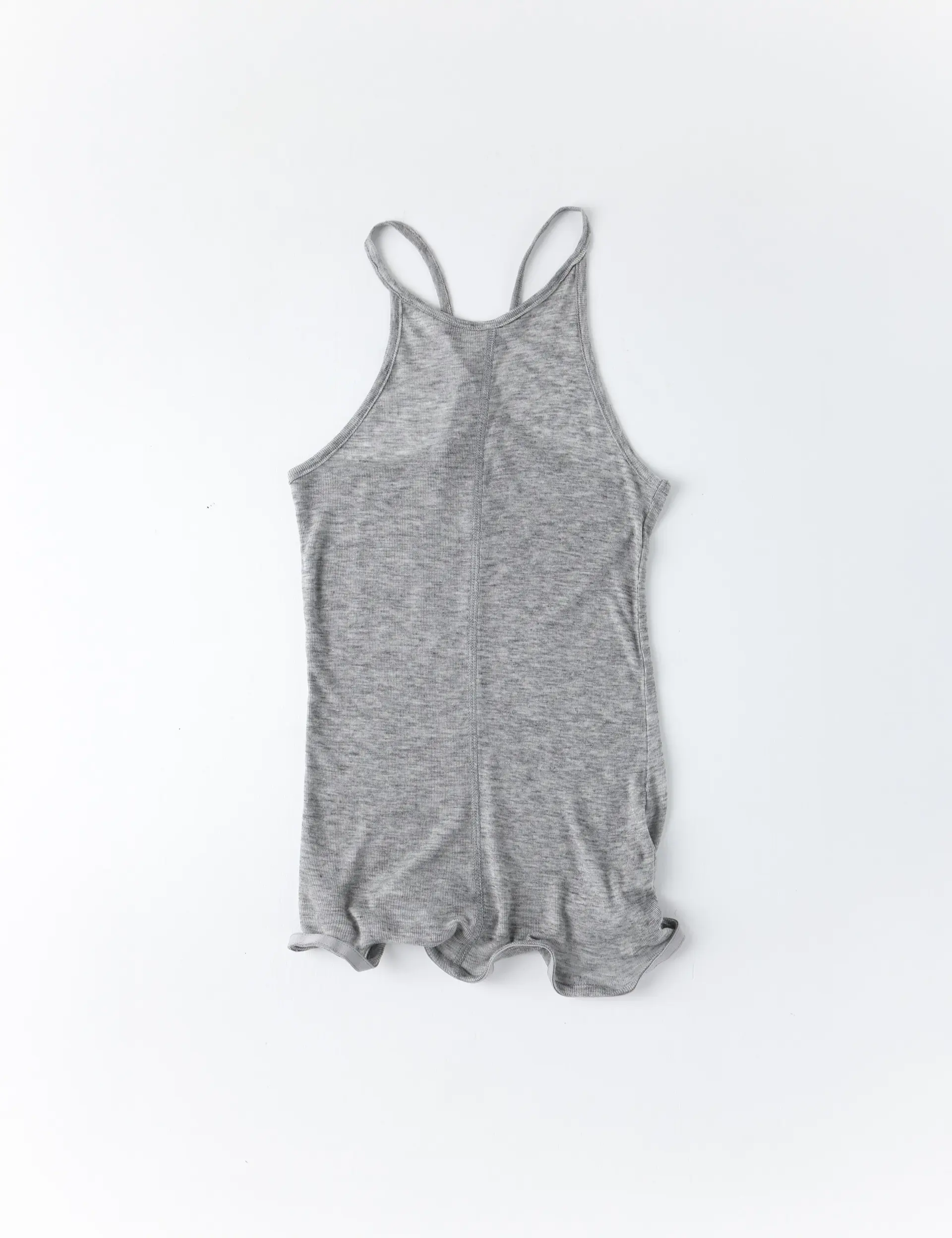 Band Hem Sleeveless (Melange Grey)