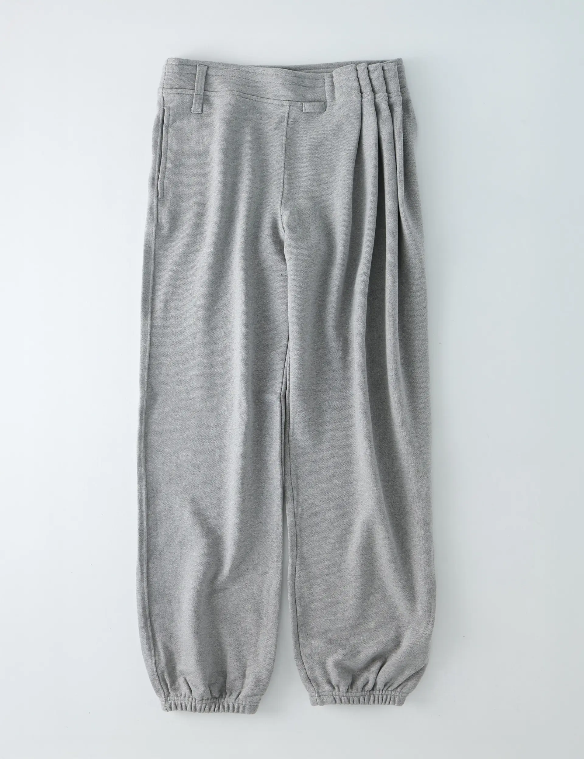 Curtain Jersey Pants (Melange Grey)