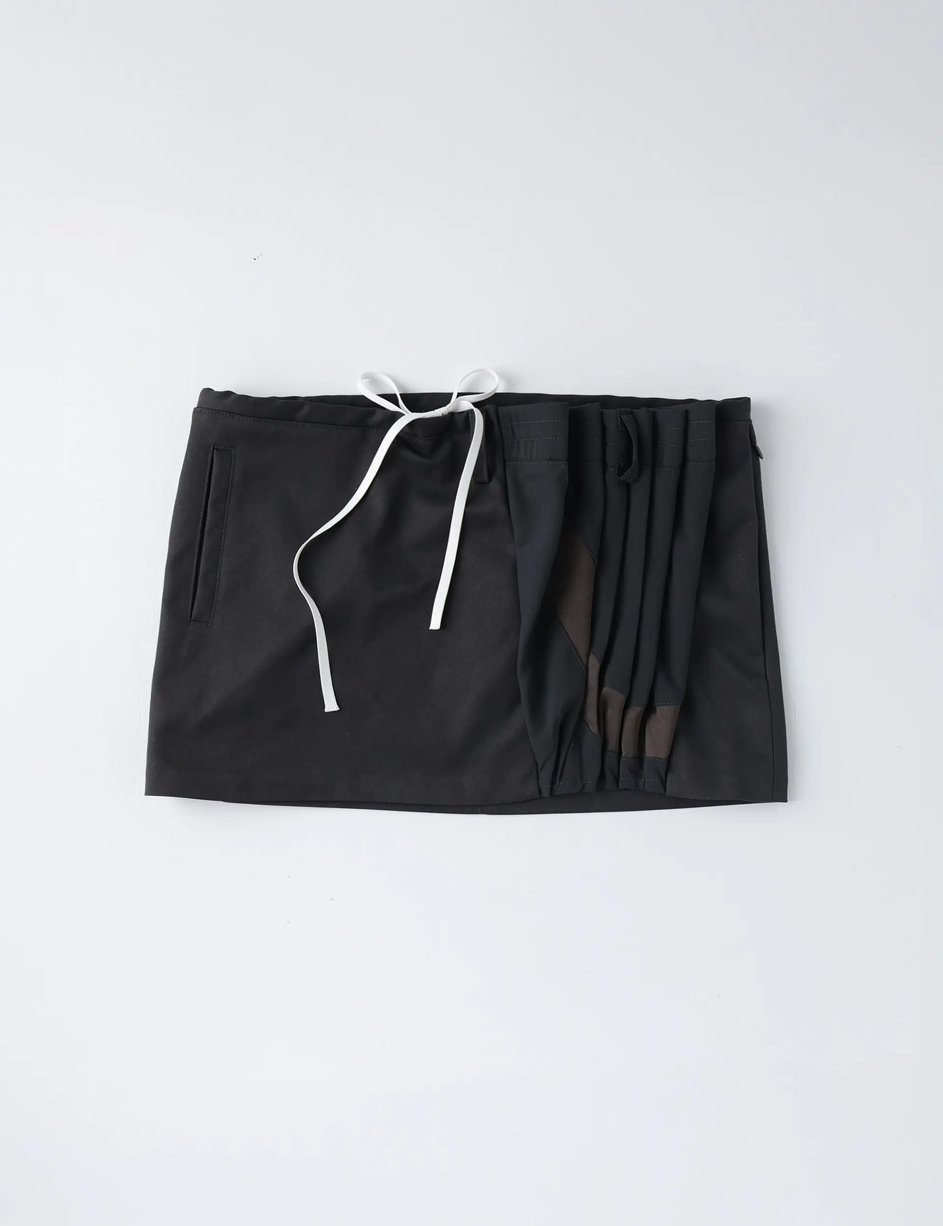 Curtain Mini Skirt (Midnight)