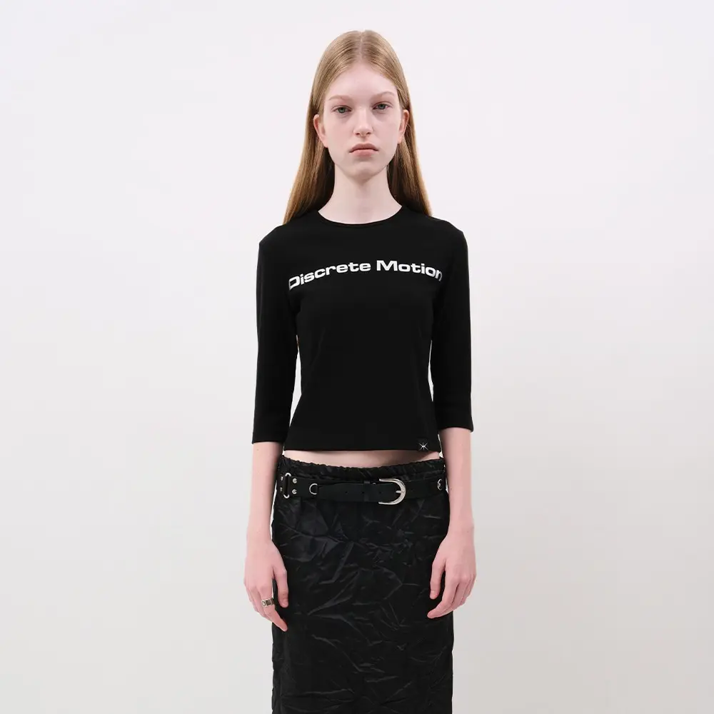 3/4 Sleeve Tee (Black)