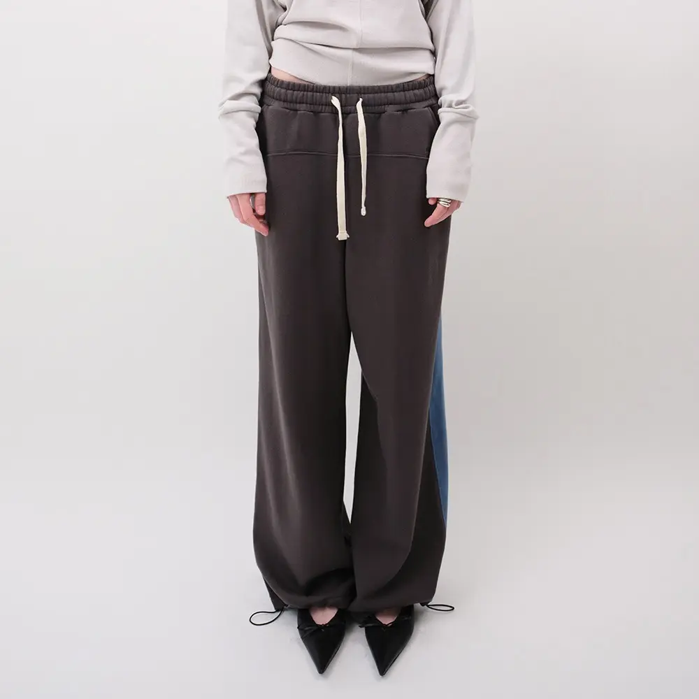 2-Way Track Panel Sweatpants (Charcoal)